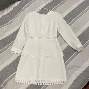 Club Monaco white mini dress